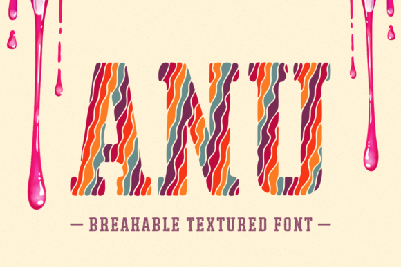 Anu: A Wild Display Font for Unique Designs