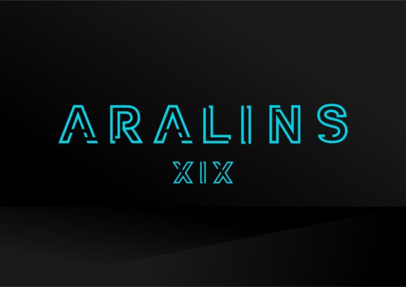 Aralins: A Simple and Futuristic Display Font for Modern Design