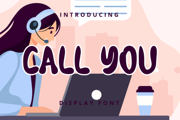 Discover Call You: A Trendy Paint Brushed Display Font