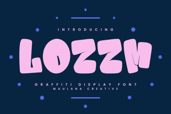 Discover Lozzm: A Unique Graffiti Display Font