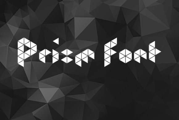 Discover the Geometric Brilliance of Prism Display Font