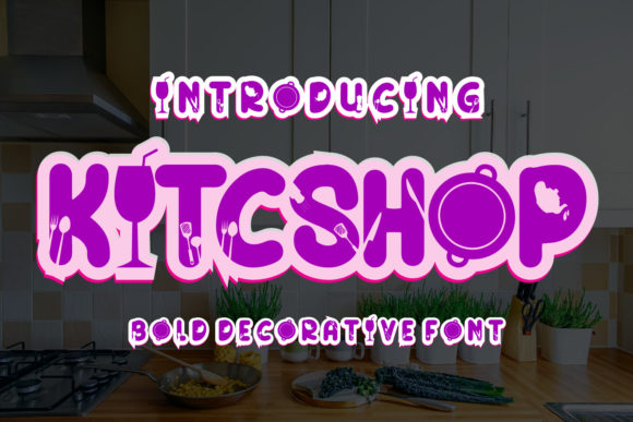 Discover the Quirky Charm of KitcShop Font