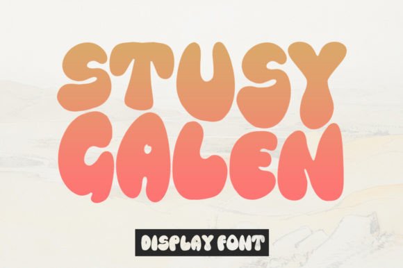 Discovering Stusy Galen: A Playful Font for Creative Projects