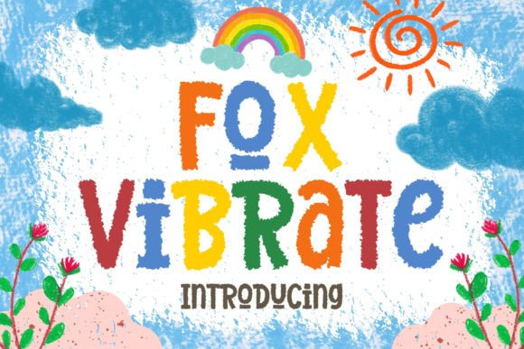 Fox Vibrate: A Playful Display Font for Creative Projects