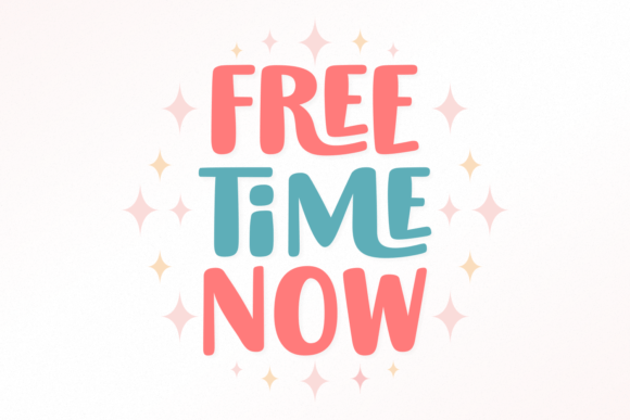 Free Time Now: A Fun and Playful Display Font