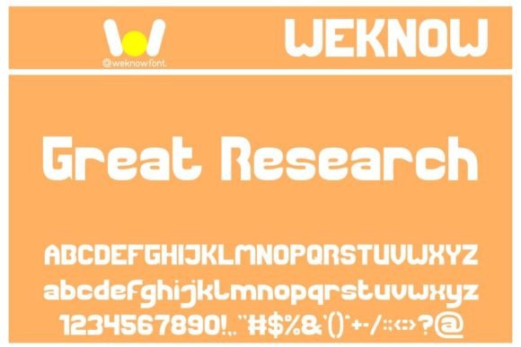 Great Research: Discover a Sleek, Modern Typeface