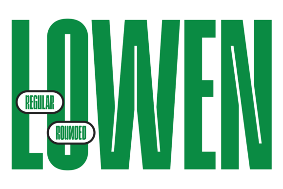 Lowen: A Modern Typeface for Bold Visual Impact