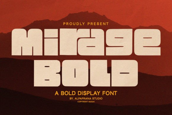 Mirage Bold: A Modern Display Font for Striking Designs