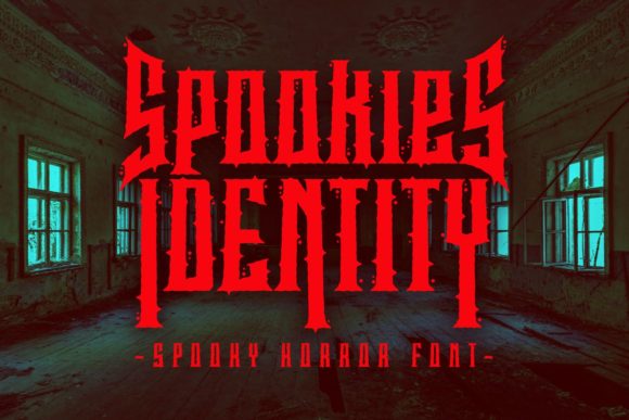 Spookies Identity: A Bold Horror Display Typeface