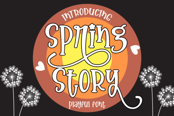 Spring Story: A Playful Font for Joyful Designs