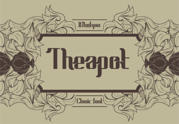 Theapot: A Bold Display Font for Strong Branding